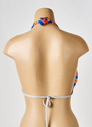 Haut de maillot de bain stretch haut soutien-gorge push-up bleu BIKINI BAR femme