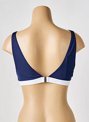 Haut de maillot de bain stretch haut triangles bleu IODUS femme