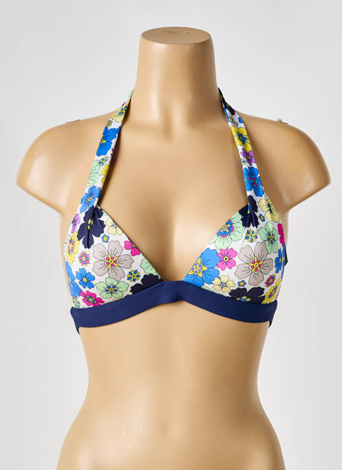 Haut de maillot de bain bleu BIKINI BAR femme