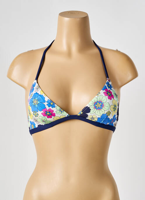 Haut de maillot de bain bleu BIKINI BAR femme