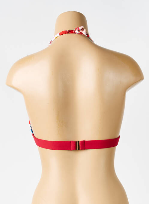 Haut de maillot de bain rouge BIKINI BAR femme