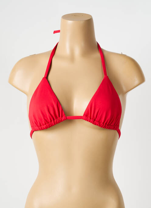 Haut de maillot de bain rouge IODUS femme