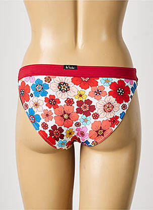 Bas de maillot de bain imprimé fleurs culotte rouge BIKINI BAR femme