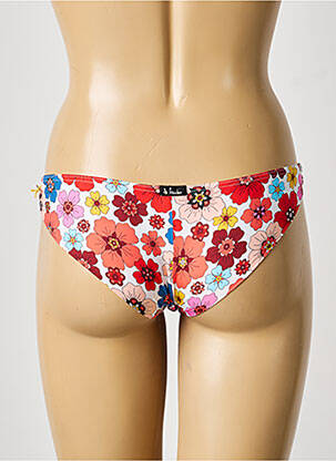 Bas de maillot de bain imprimé fleurs bikini rouge BIKINI BAR femme