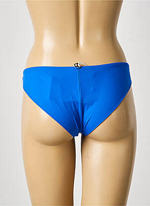 Bas de maillot de bain tissage satiné culotte bleu IODUS femme