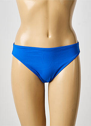 Bas de maillot de bain tissage satiné culotte bleu IODUS femme