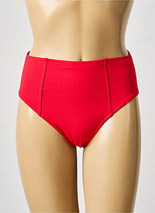 Bas de maillot de bain tissage satiné culotte rouge IODUS femme
