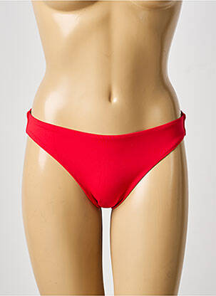 Bas de maillot de bain tissage satiné culotte rouge IODUS femme