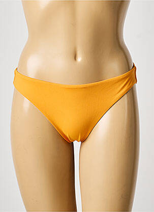 Bas de maillot de bain tissage satiné culotte orange IODUS femme