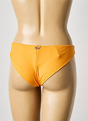 Bas de maillot de bain tissage satiné culotte orange IODUS femme