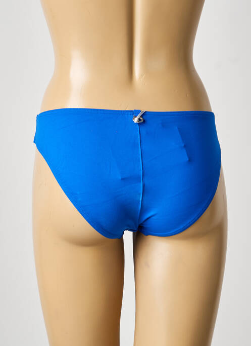 Bas de maillot de bain tissage satiné culotte bleu IODUS femme