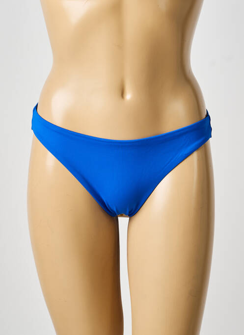 Bas de maillot de bain tissage satiné culotte bleu IODUS femme