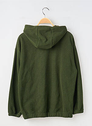 Sweat-shirt à capuche poches manches longues vert LA REDOUTE fille