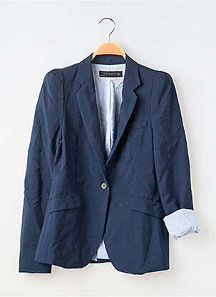 Blazer poches bleu ZARA femme