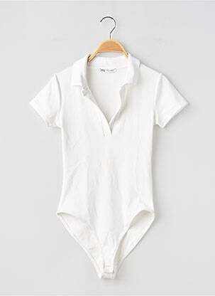 Body stretch manches courtes beige ZARA femme