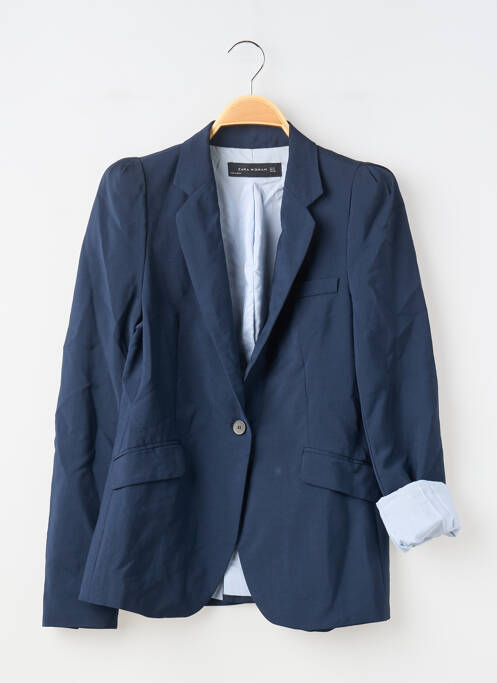 Blazer poches bleu ZARA femme