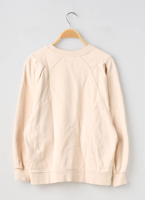 Sweat-shirt stretch manches longues beige LA REDOUTE femme