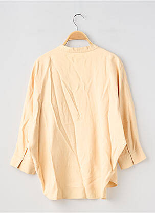 Blouse manches 3/4 manches 3/4 beige MANGO femme