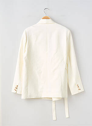 Blazer col châle beige COMMENSE femme