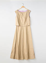 Robe longue sans manche sans manche beige MAX&CO. femme