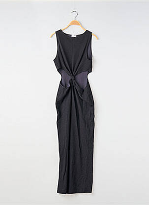 Robe longue sans manche sans manche noir 710 STUDIO femme