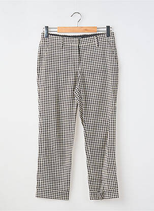 Pantalon 7/8 taille à pinces taille normale noir PRADA femme