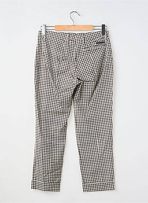 Pantalon 7/8 taille à pinces taille normale noir PRADA femme