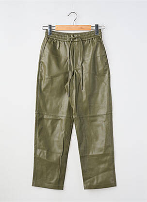 Pantalon chino taille normale taille normale vert MANGO femme