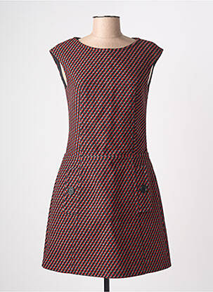 Robe courte sans manche sans manche rouge PRADA femme