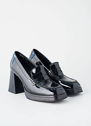 Mocassins carré talon de 7 à 9cm noir ALOHAS femme