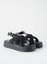 Sandales/nu pieds fermeture boucle(s) talon de 4 à 6cm noir BONS BAISERS femme