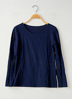 T-shirt manches longues manches longues bleu SANS MARQUE femme
