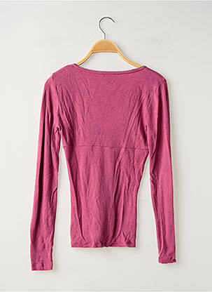 T-shirt manches longues manches longues rose ROUJE femme