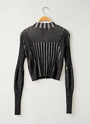 Gilet manches longues stretch gris CIDER femme