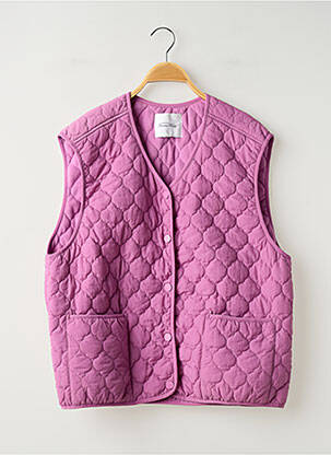 Doudoune poches sans capuche violet AMERICAN VINTAGE femme