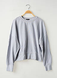 Sweat-shirt coupe over-size manches longues gris RAILS femme