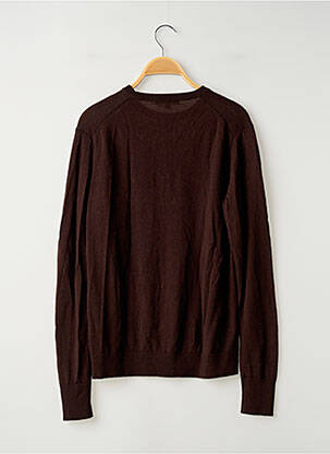 Pull stretch manches longues marron UNIQLO femme