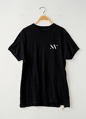 T-shirt coupe droite manches courtes noir B&C femme