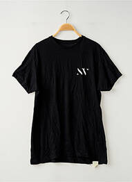 T-shirt coupe droite manches courtes noir B&C femme