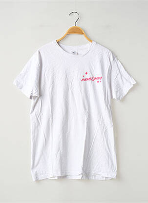 T-shirt coupe droite manches courtes blanc B&C femme
