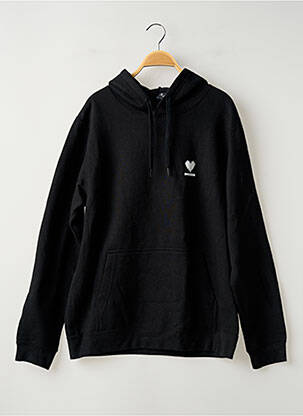 Sweat-shirt à capuche stretch manches longues noir SOL'S femme