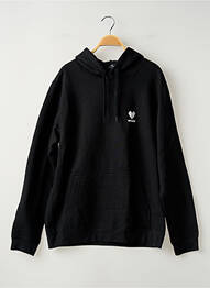 Sweat-shirt à capuche stretch manches longues noir SOL'S femme