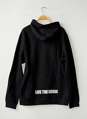 Sweat-shirt à capuche stretch manches longues noir SOL'S femme