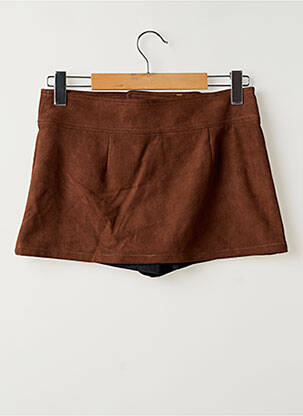 Short taille à pinces taille normale marron CIDER femme
