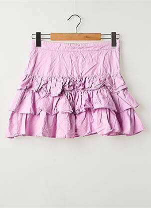 Jupe courte coupe évasée rose LILI SIDONIO femme