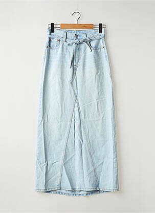Jupe longue coupe droite bleu LEVIS femme
