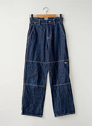 Jeans coupe droite taille haute taille haute bleu DICKIES femme
