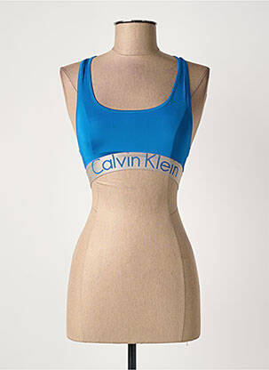 Soutien-gorge sans armature haut soutien-gorge nageur bleu CALVIN KLEIN femme