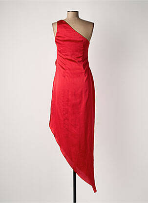 Robe longue sans manche sans manche rouge ASOS femme