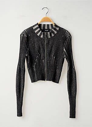 Gilet manches longues gris CIDER femme